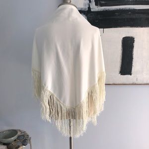 Fringed Scarf Wrap